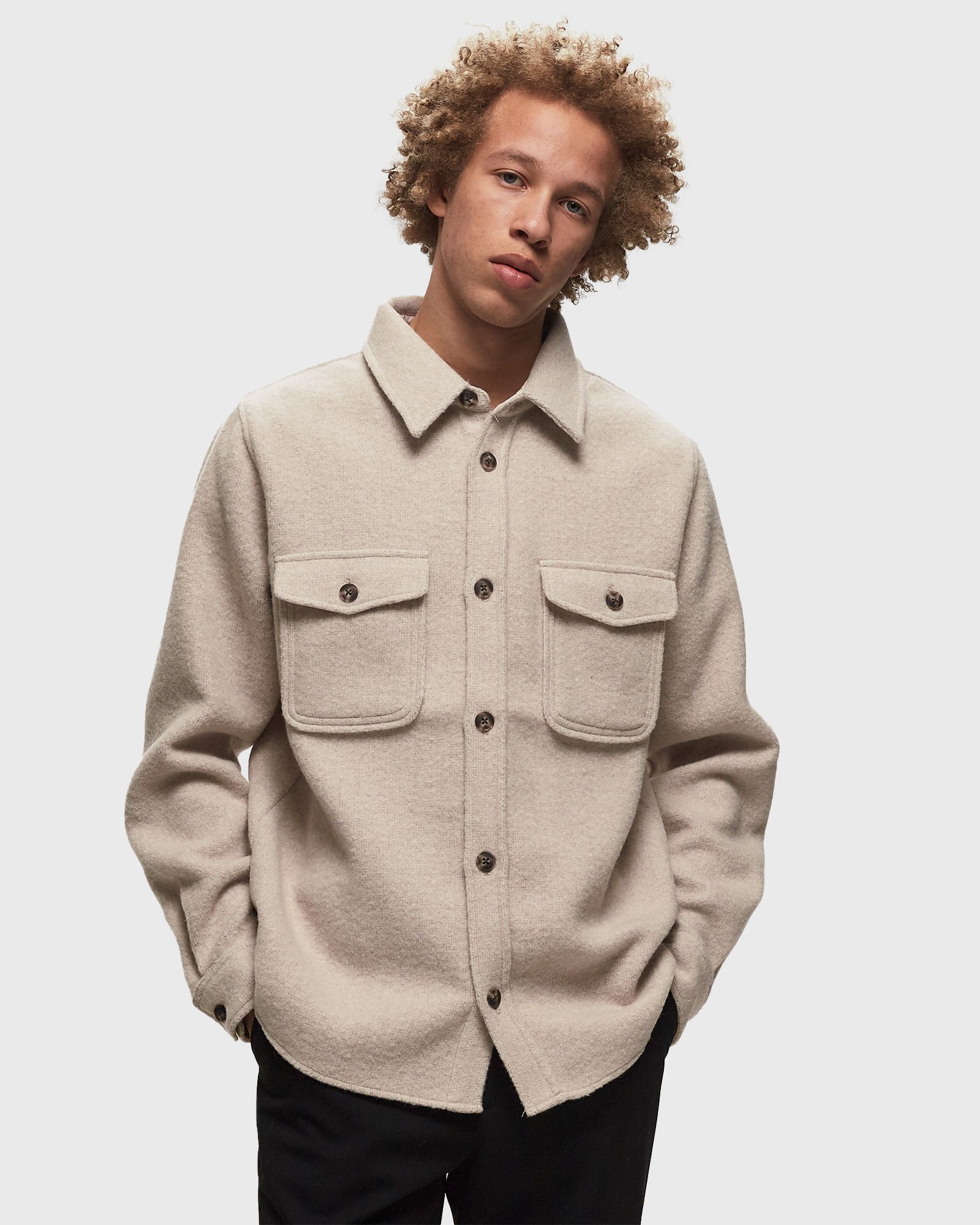 Lennon Bouclé Overshirt