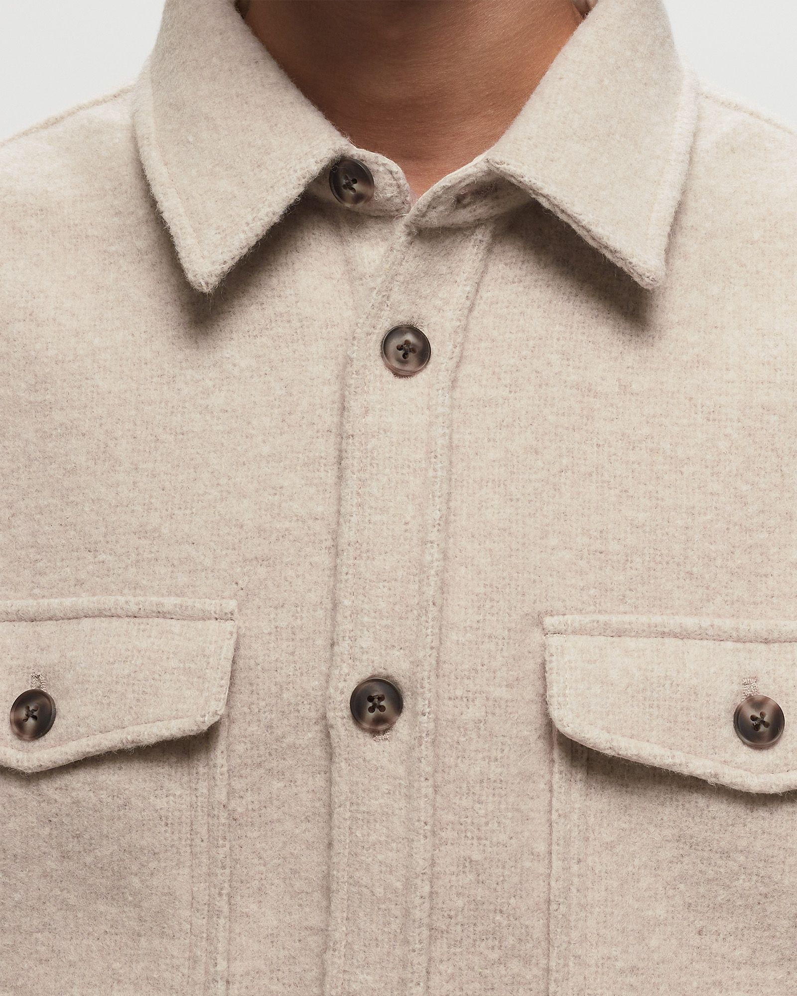 Lennon Bouclé Overshirt