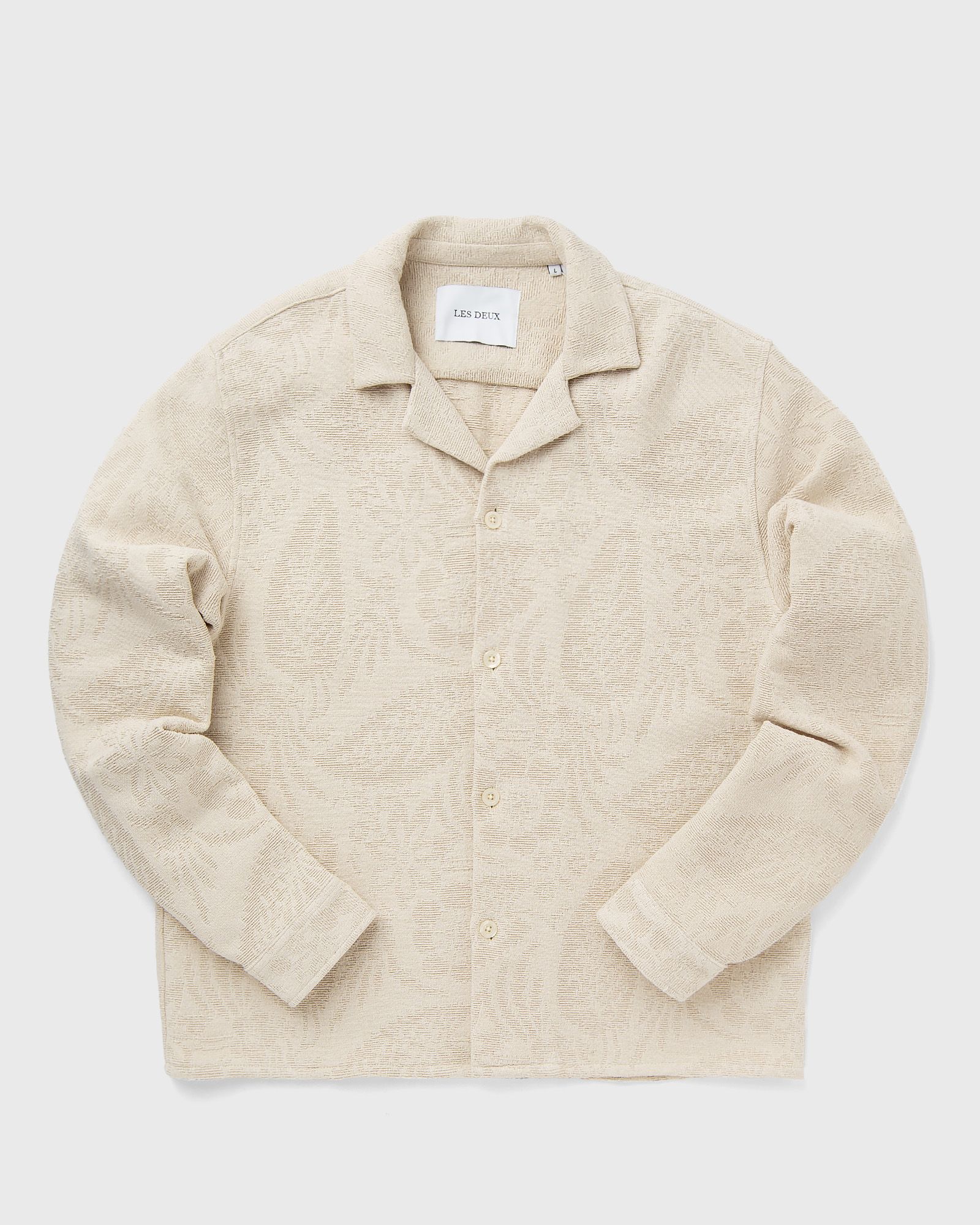 Les Deux - jaxon overshirt men overshirts beige in größe:xxl