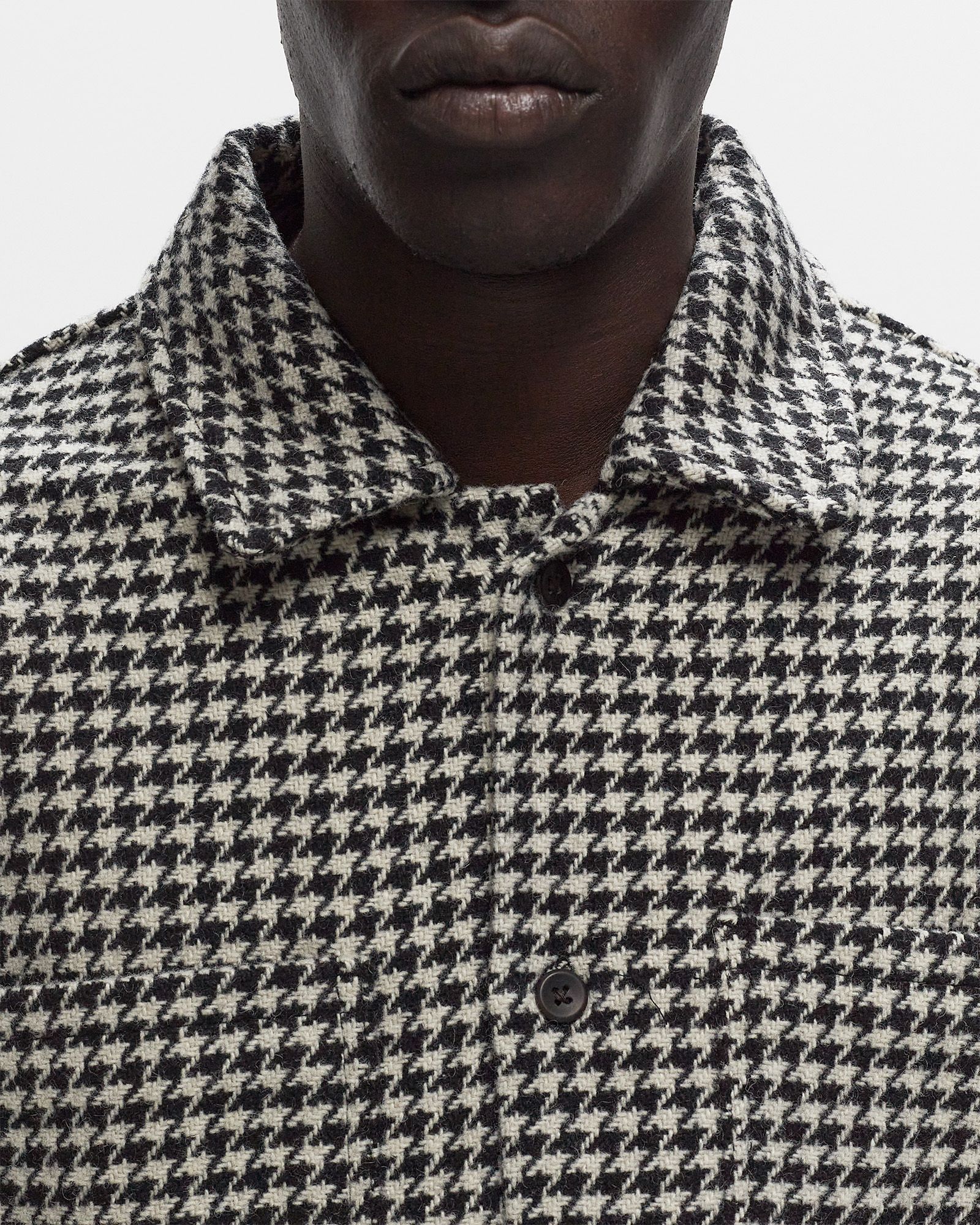 Milian Houndstooth Overshirt