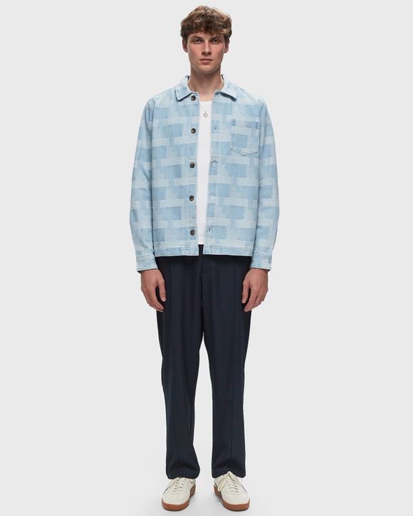 Layton Denim Jacquard Overshirt