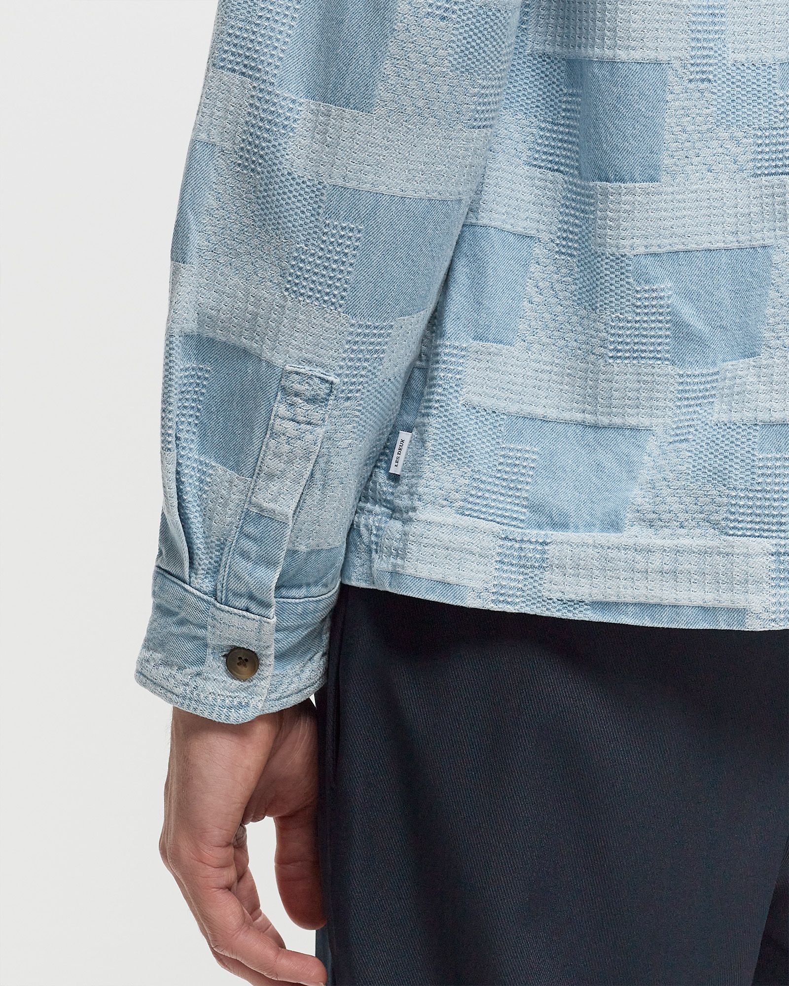 Layton Denim Jacquard Overshirt