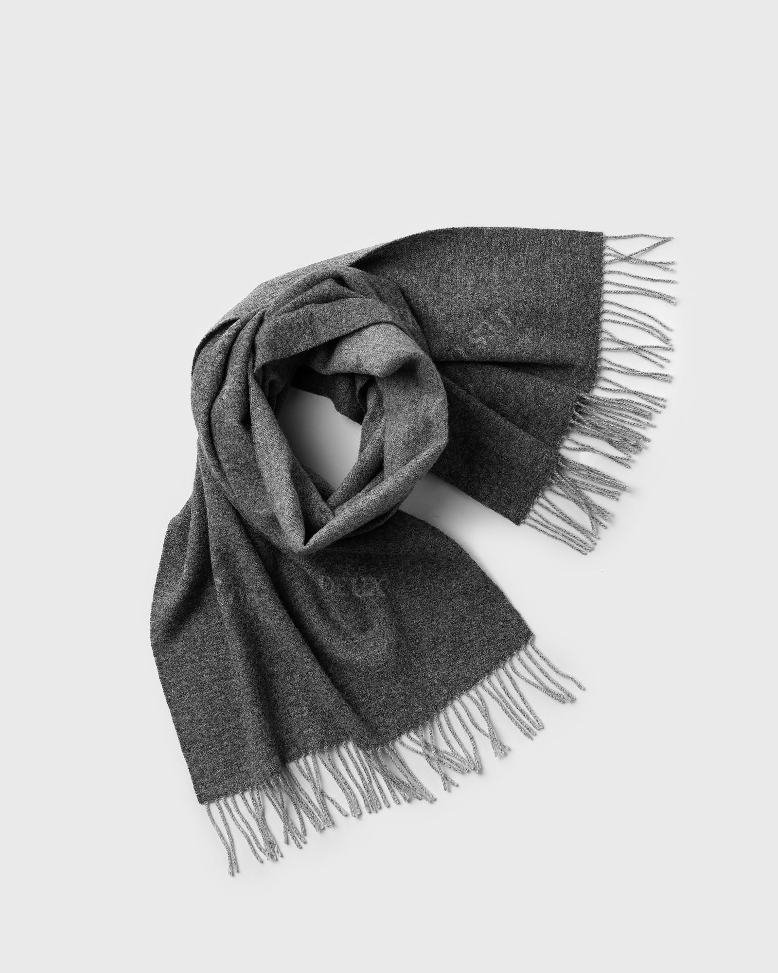 Les Deux Intarsia Wool Scarf