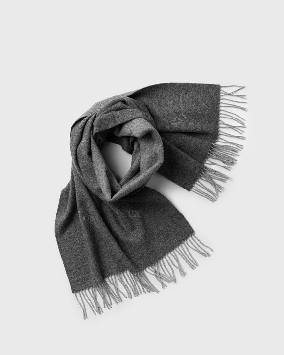Les Deux Intarsia Wool Scarf
