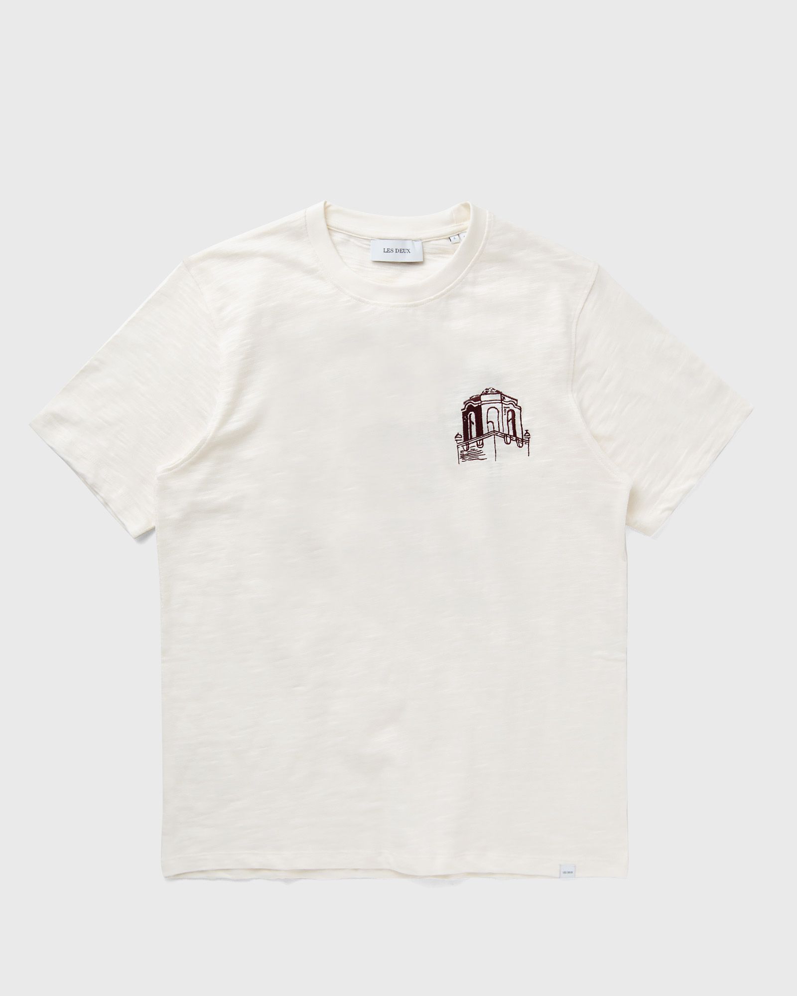 Les Deux - hotel t-shirt men shortsleeves beige in größe:xxl