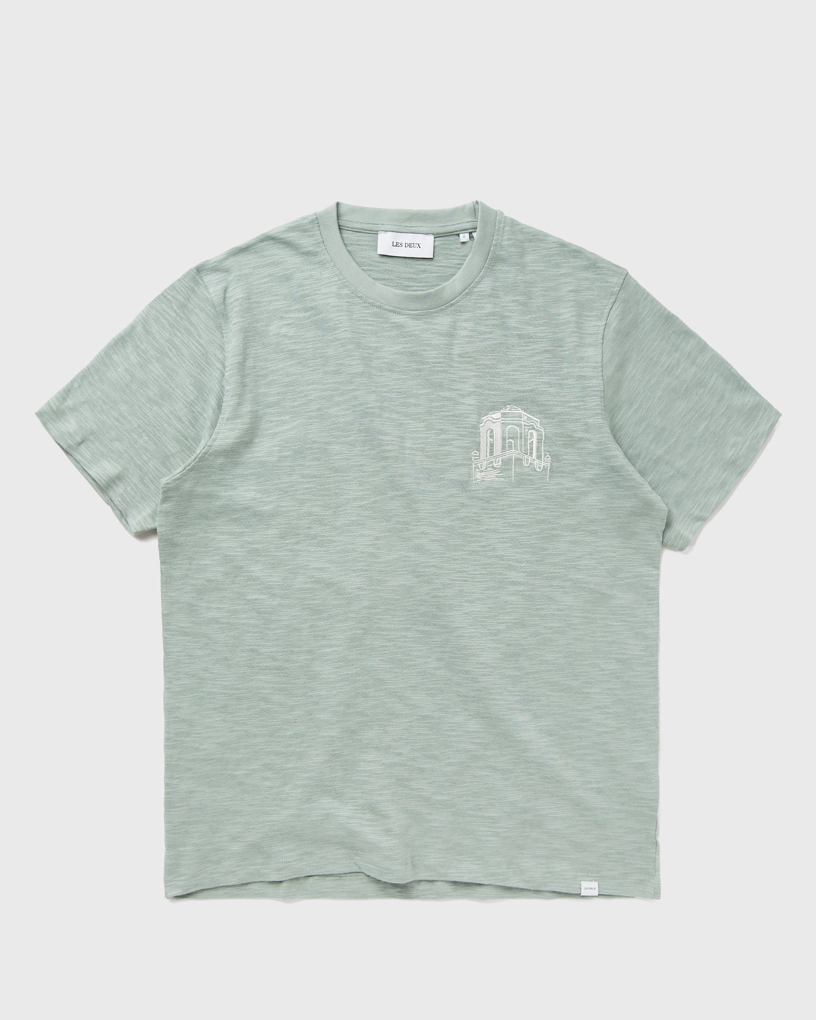 Les Deux - hotel t-shirt men shortsleeves green in größe:xl