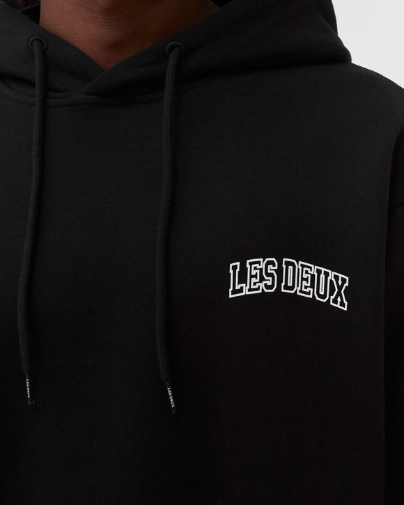 Les Deux Blake Hoodie Black - BLACK/WHITE