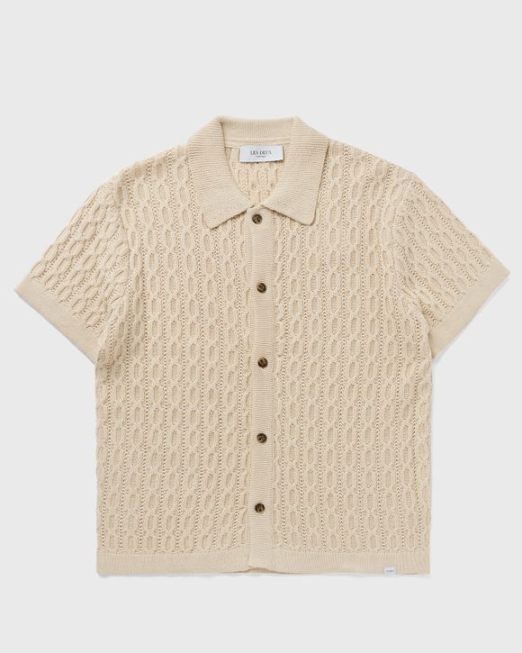 Les Deux Garrett Knitted Shirt Beige BSTN Store