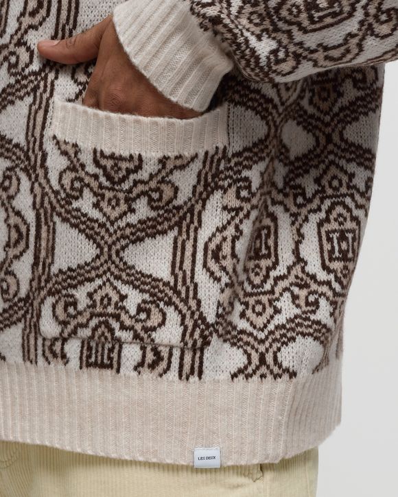 Jacquard Knit Sweater Off White - Deux par Deux