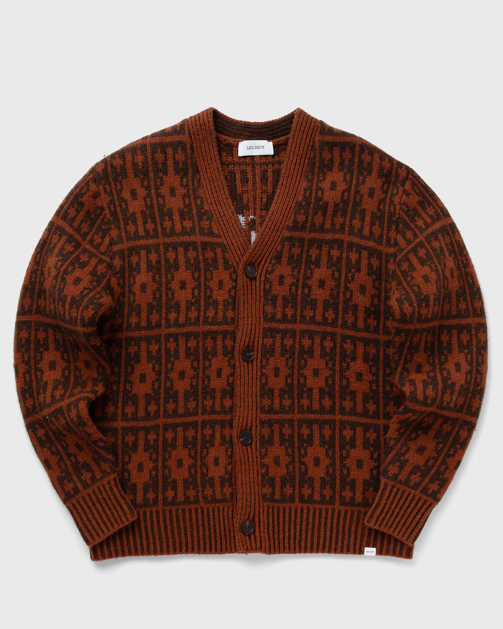 Ezra Heavy Jacquard Cardigan