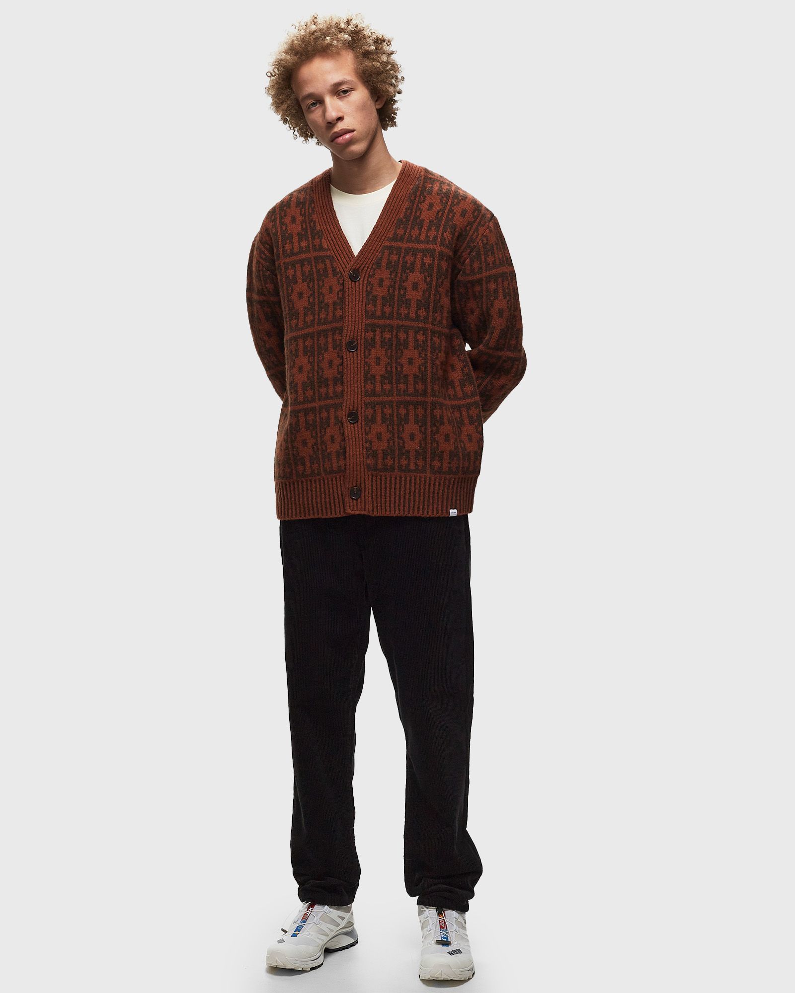 Ezra Heavy Jacquard Cardigan