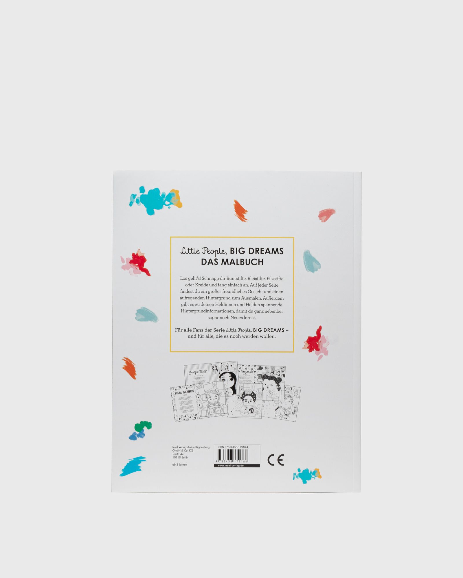 Little People, Big Dreams: Das Malbuch