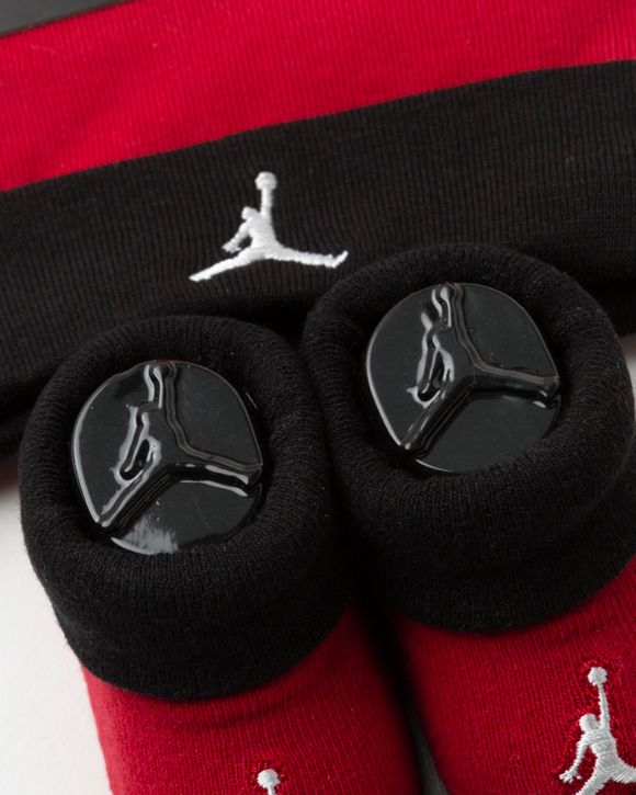 Jordan booties and store hat