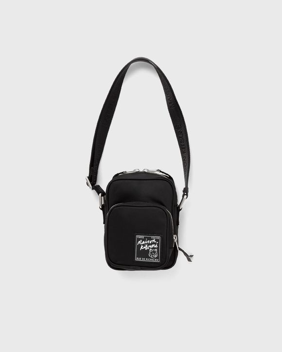 Maison Kitsune NYLON CROSSBODY POUCH Black | BSTN Store