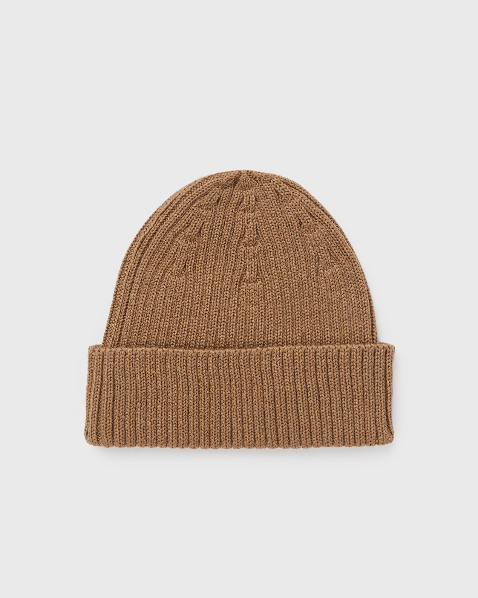 FOX HEAD PATCH RIBBED BEANIE
