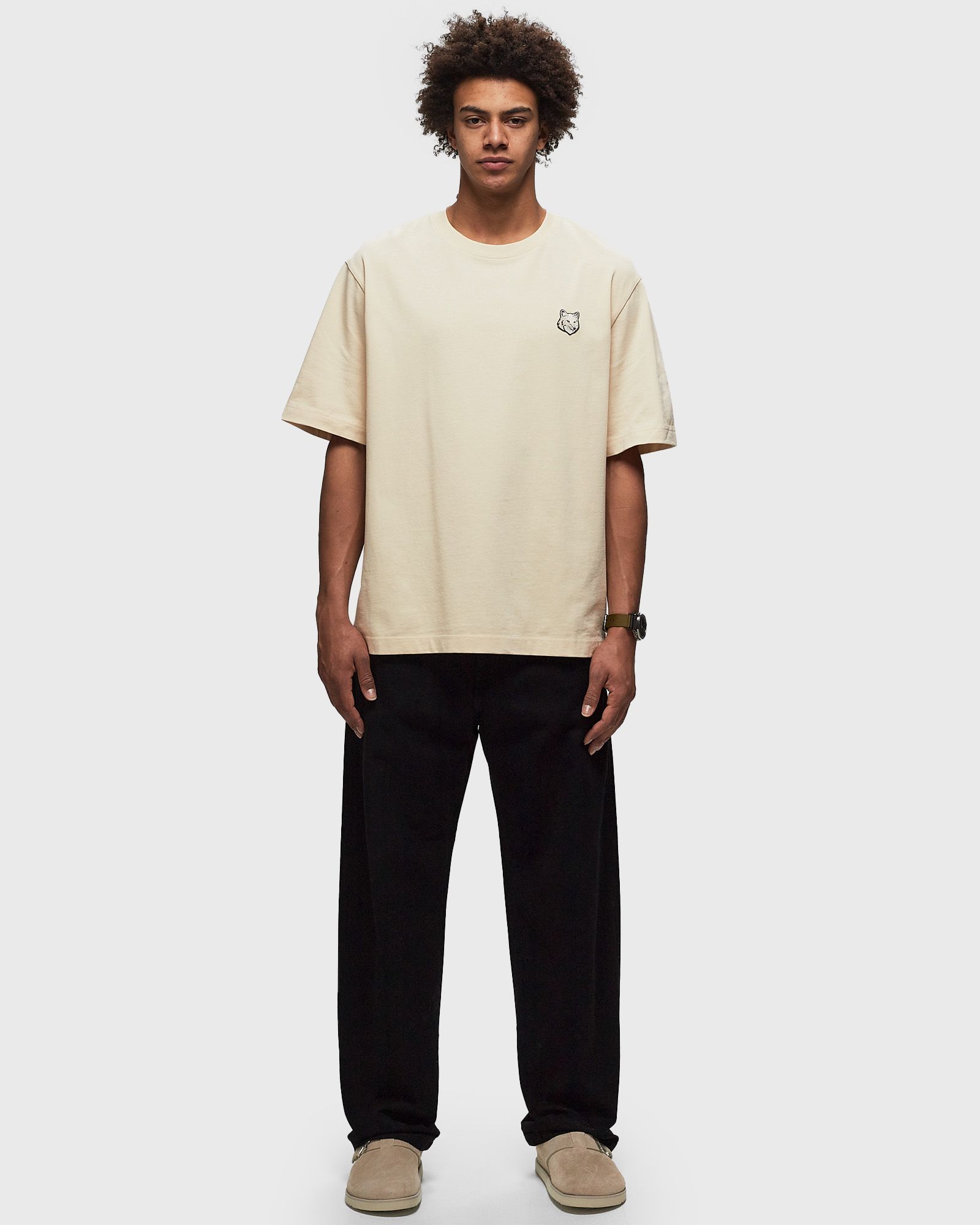 BOLD FOX HEAD PATCH OVERSIZE TEE-SHIRT