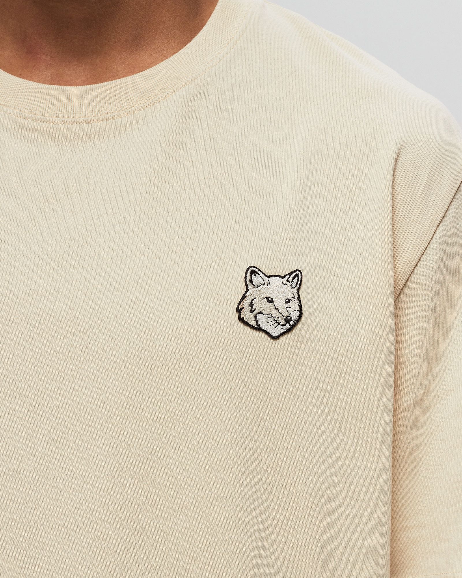 BOLD FOX HEAD PATCH OVERSIZE TEE-SHIRT