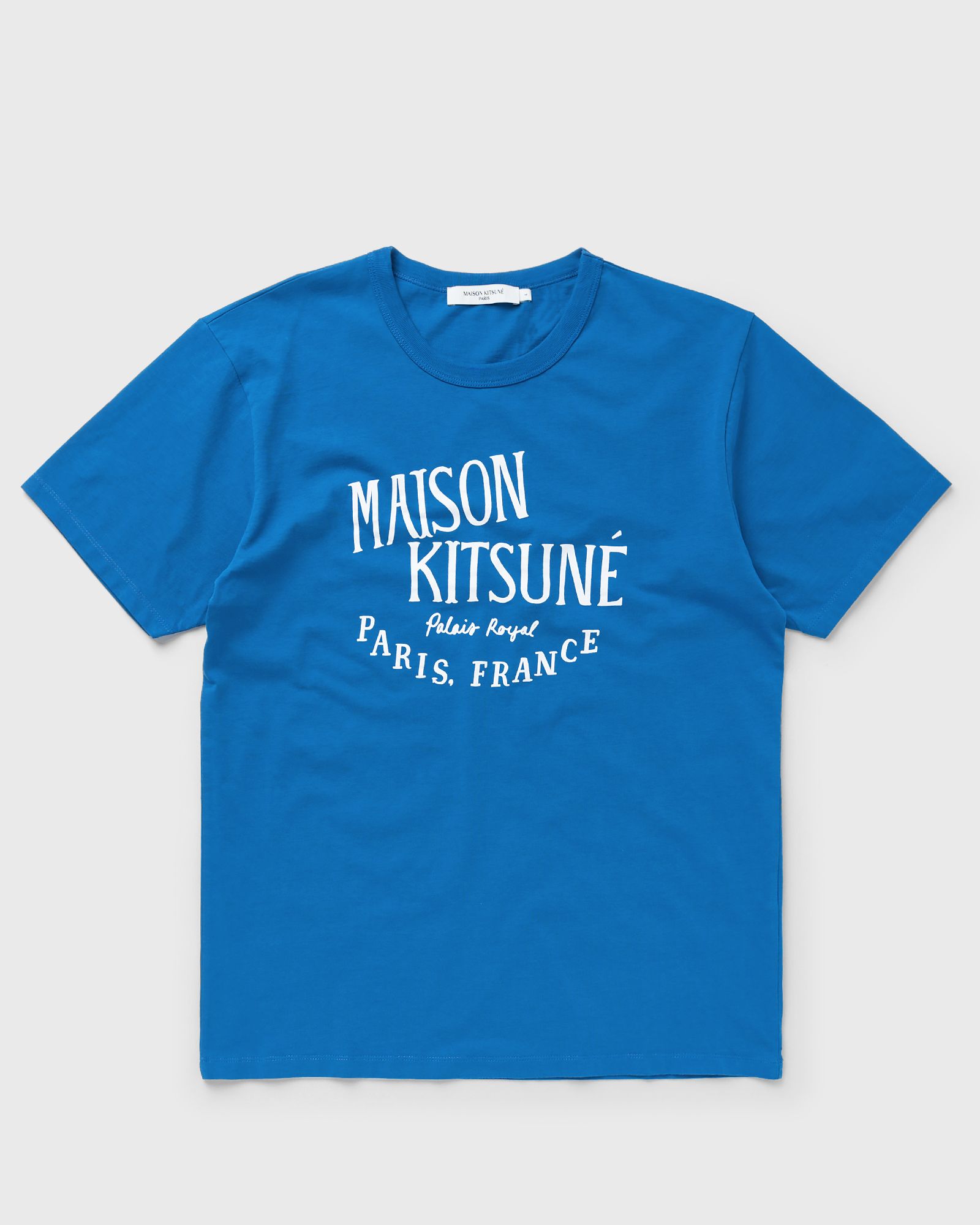 Maison Kitsune - palais royal classic tee men shortsleeves blue in größe:l