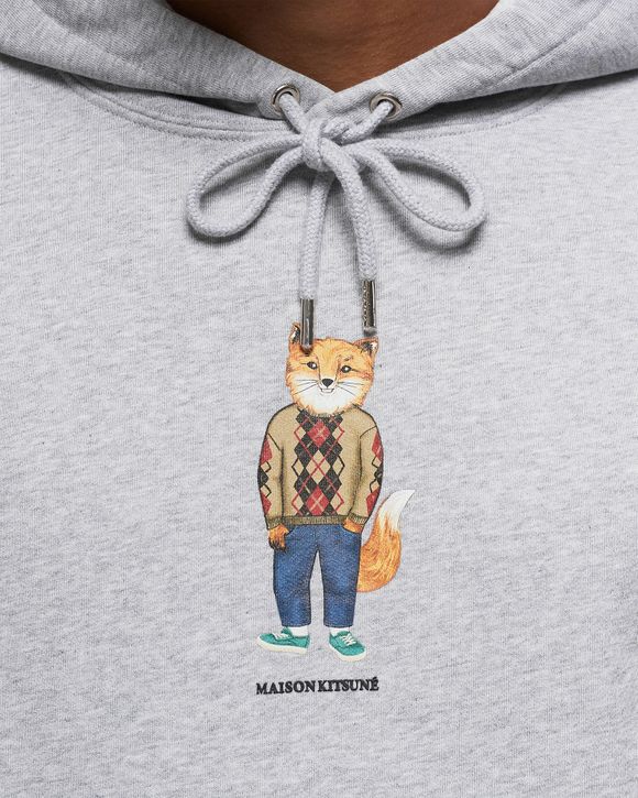 Maison kitsune fox sales sweatshirt