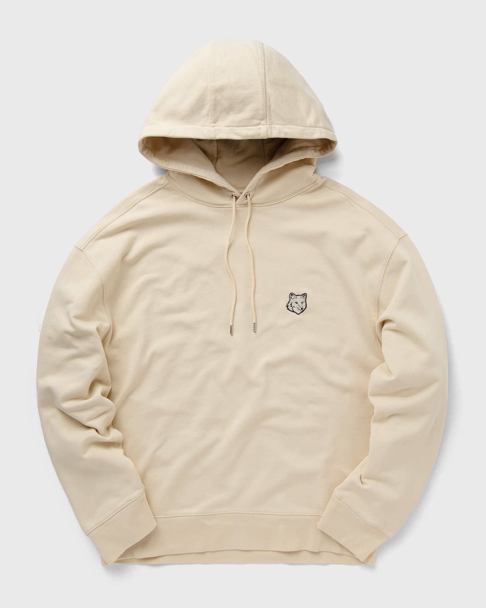 Maison Kitsune - bold fox head patch oversize hoodie men hoodies beige in größe:xl