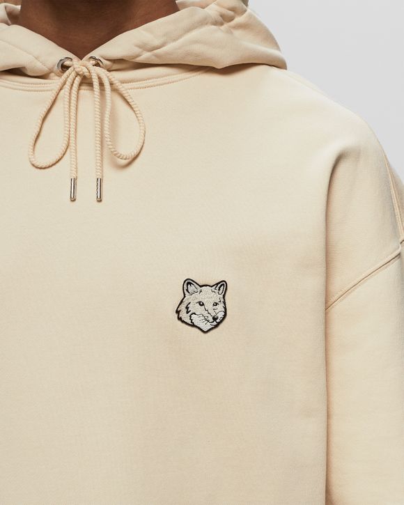MAISON KITSUNE｜BOLD FOX OVERSIZE フーディ LM00705KM0001 Maison Kitsune BOLD FOX HEAD PATCH OVERSIZE HOODIE Beige