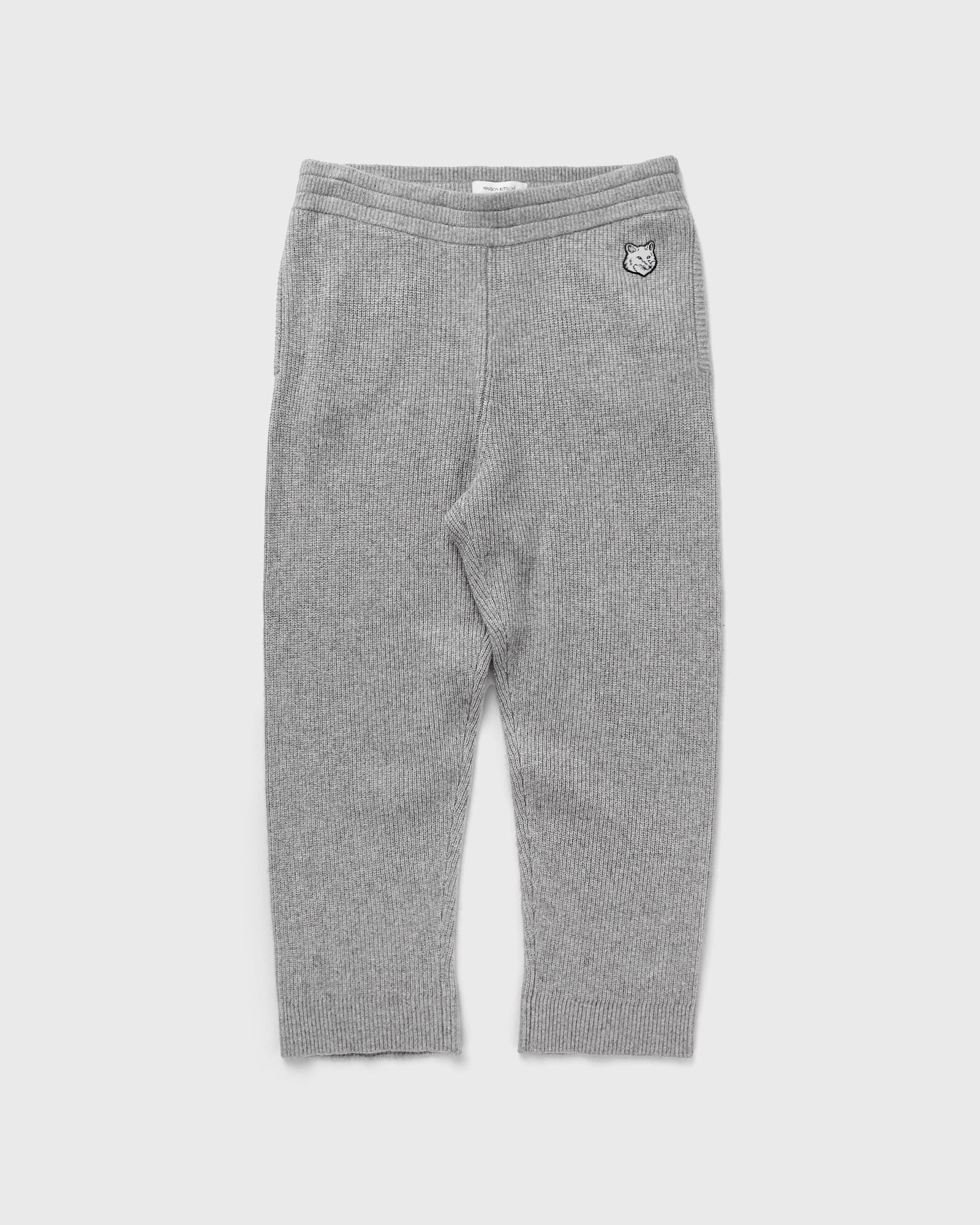TONAL FOX HEAD PATCH RIBBED JOG PANTS