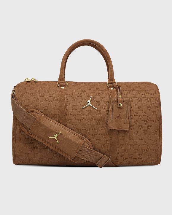 SUEDE MONOGRAM DUFFLE L