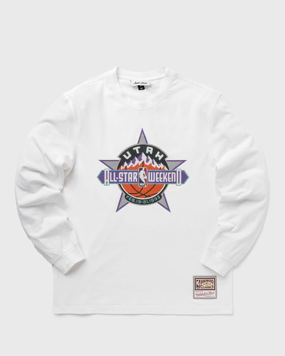 Mitchell & Ness JUST DON NBA SUGAR OVERLAY LS TEE ALL STAR 1993 White -  WHITE