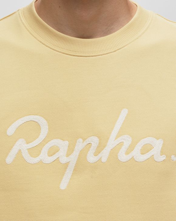 Rapha LOGO SWEATSHIRT Yellow | BSTN Store