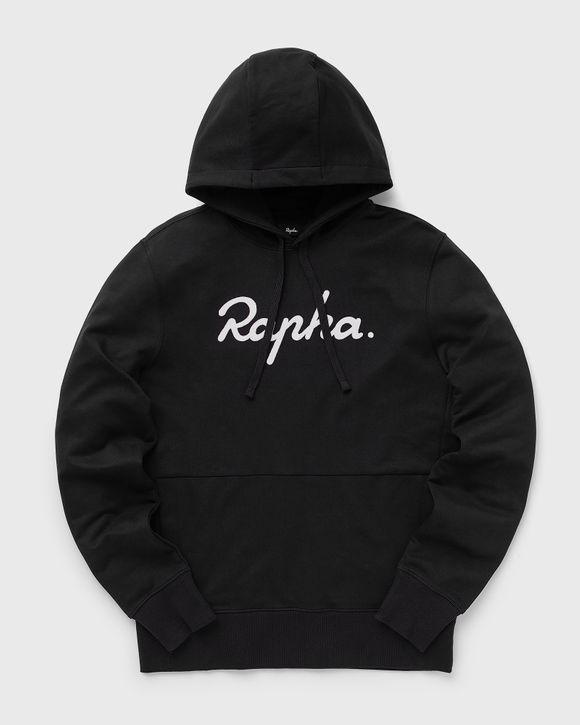 Rapha Logo Pullover Hoodie Black | BSTN Store