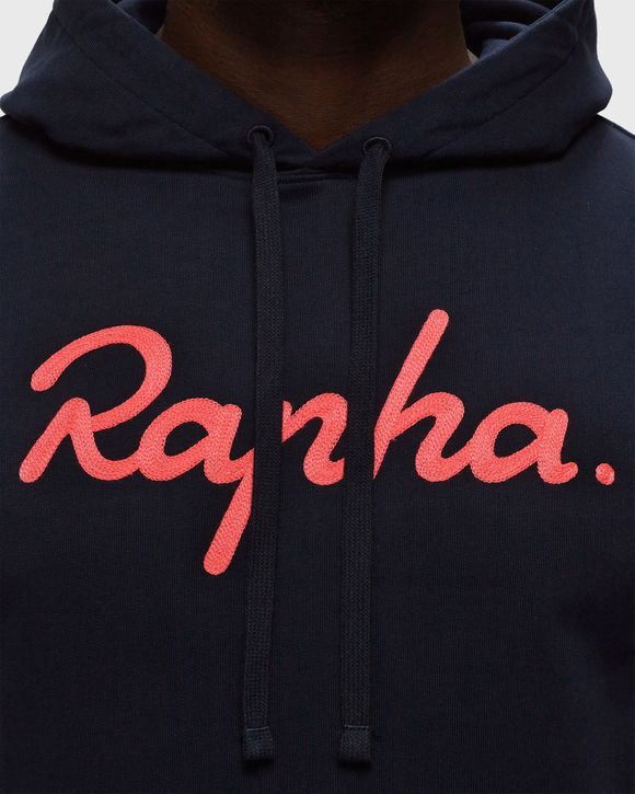 Rapha Logo Pullover Hoodie Blue