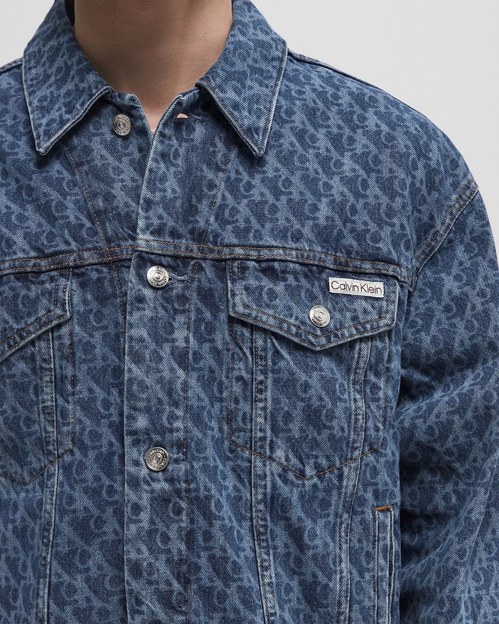 90S MARQUEE AOP TRUCKER JACKET