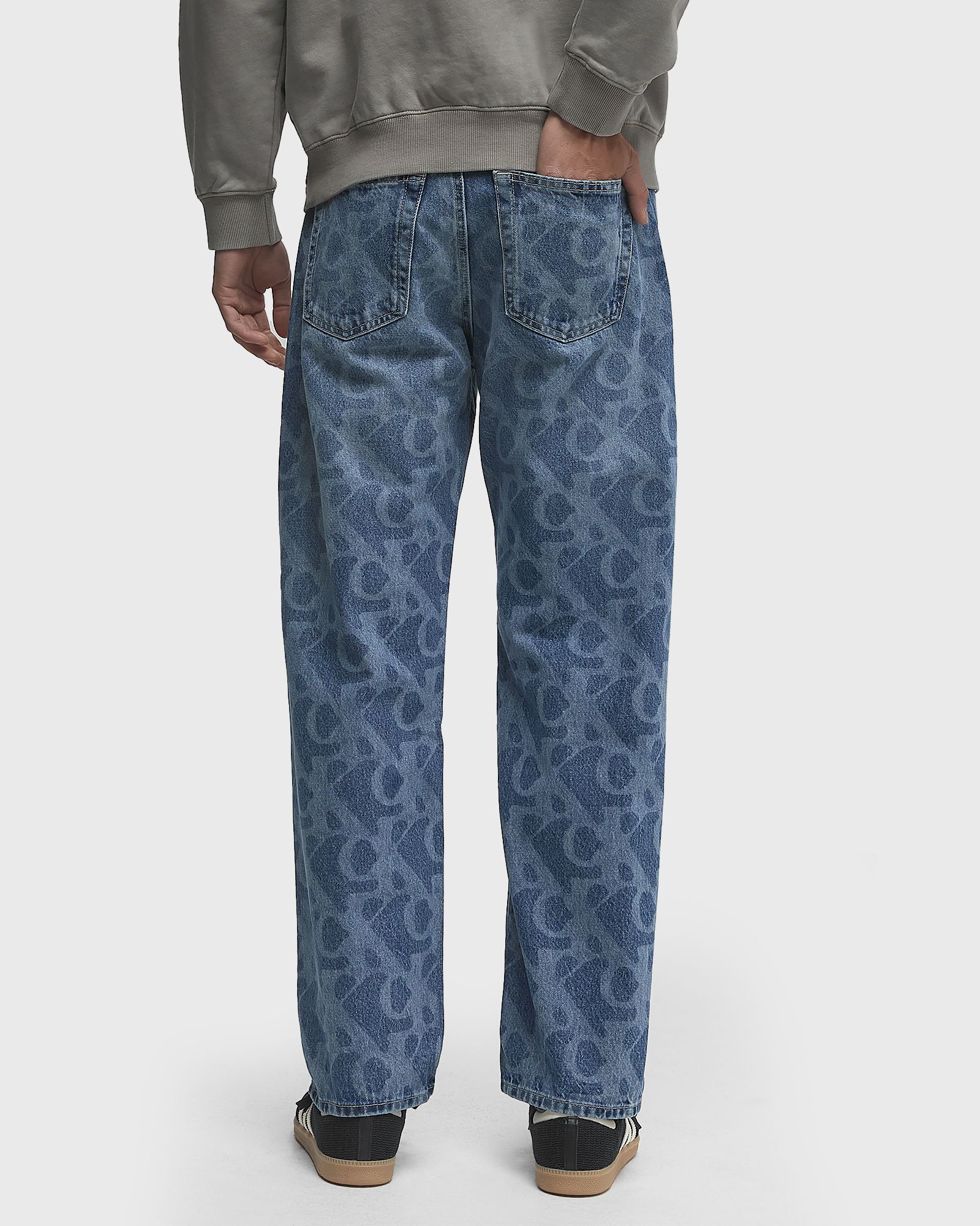 90S STRAIGHT BILLBOARD AOP JEANS