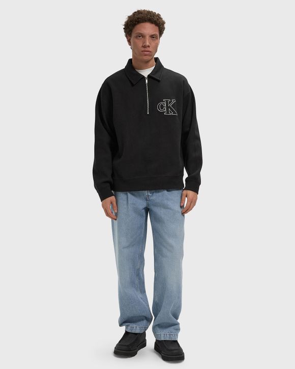 Thumbnail - LS DBL KNIT RIB LOGO APPLIQUE ZI