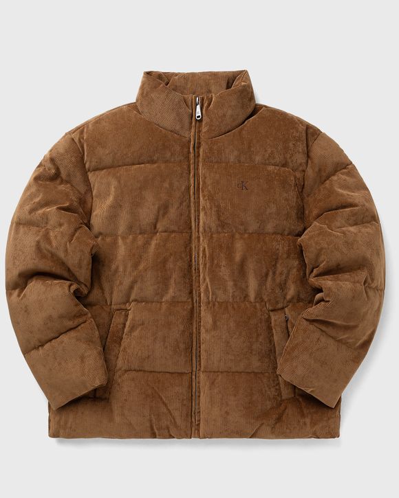 LS CORDUROY MID WT PUFFER JACKET