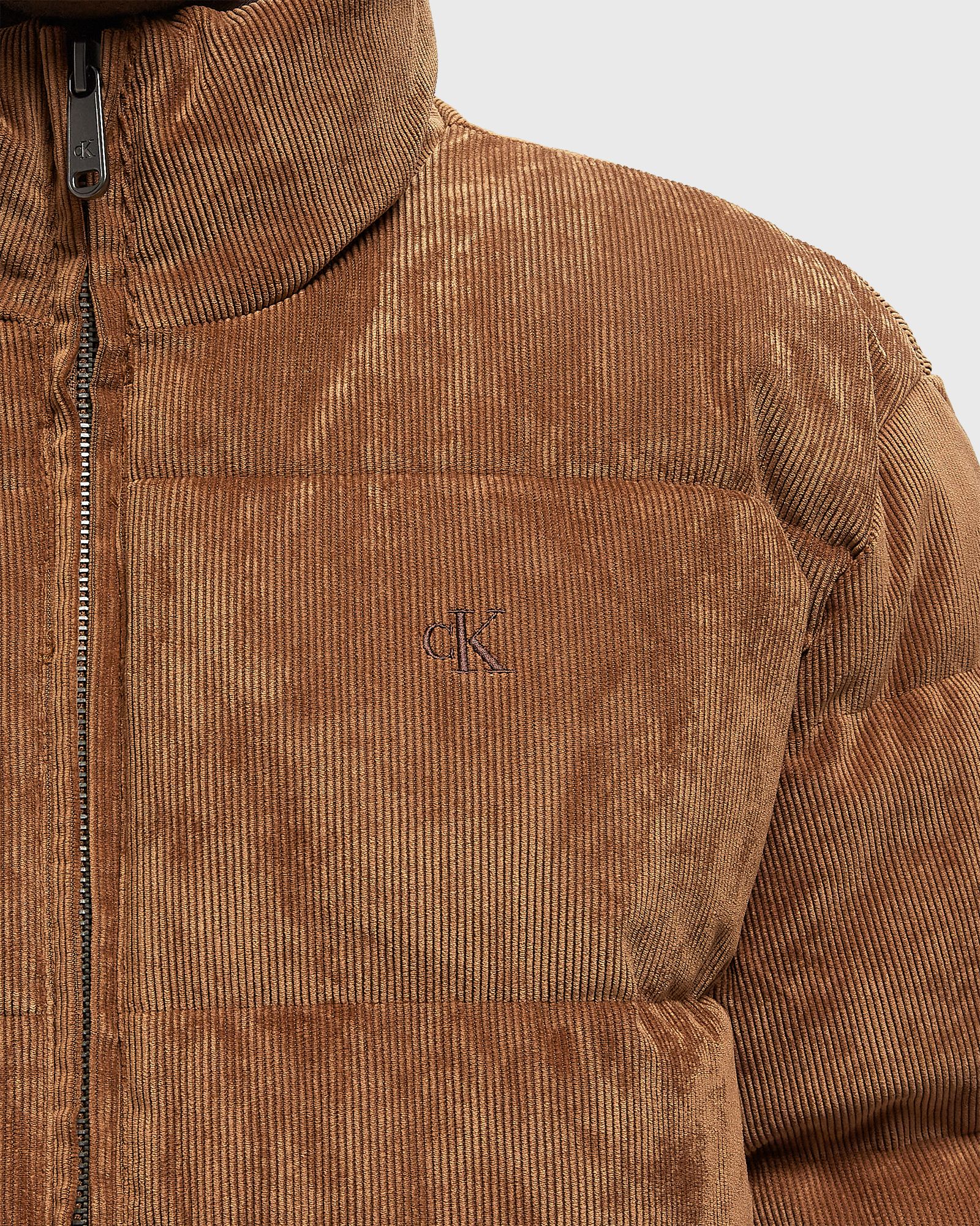 LS CORDUROY MID WT PUFFER JACKET