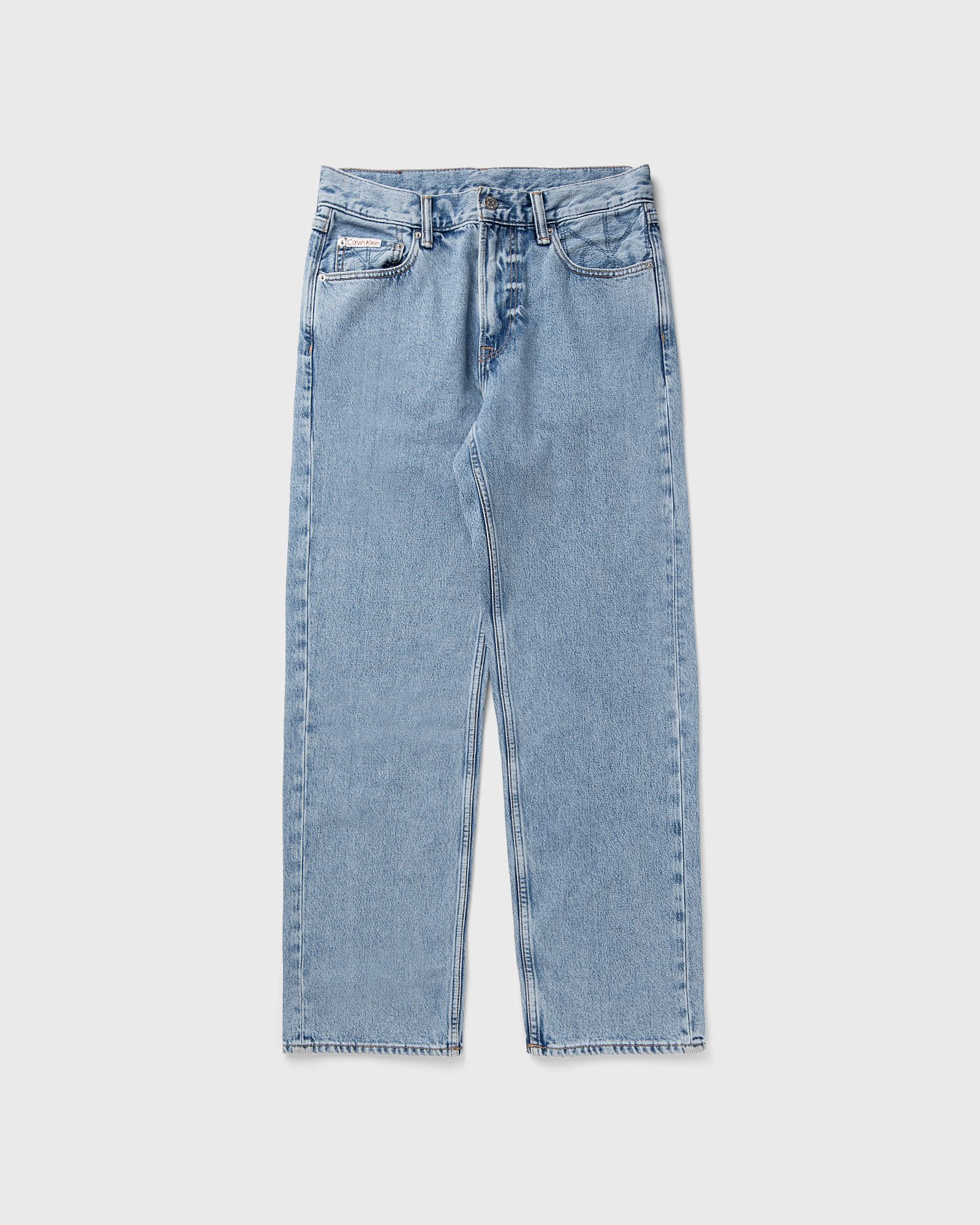 90S STRAIGHT CK LT BLUE STONE JEANS
