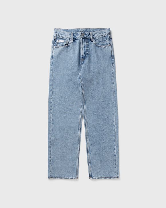 90S STRAIGHT CK LT BLUE STONE JEANS