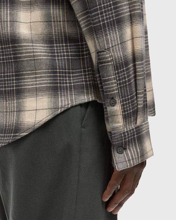 LS BRUSHED PLAID EASY SHIRT