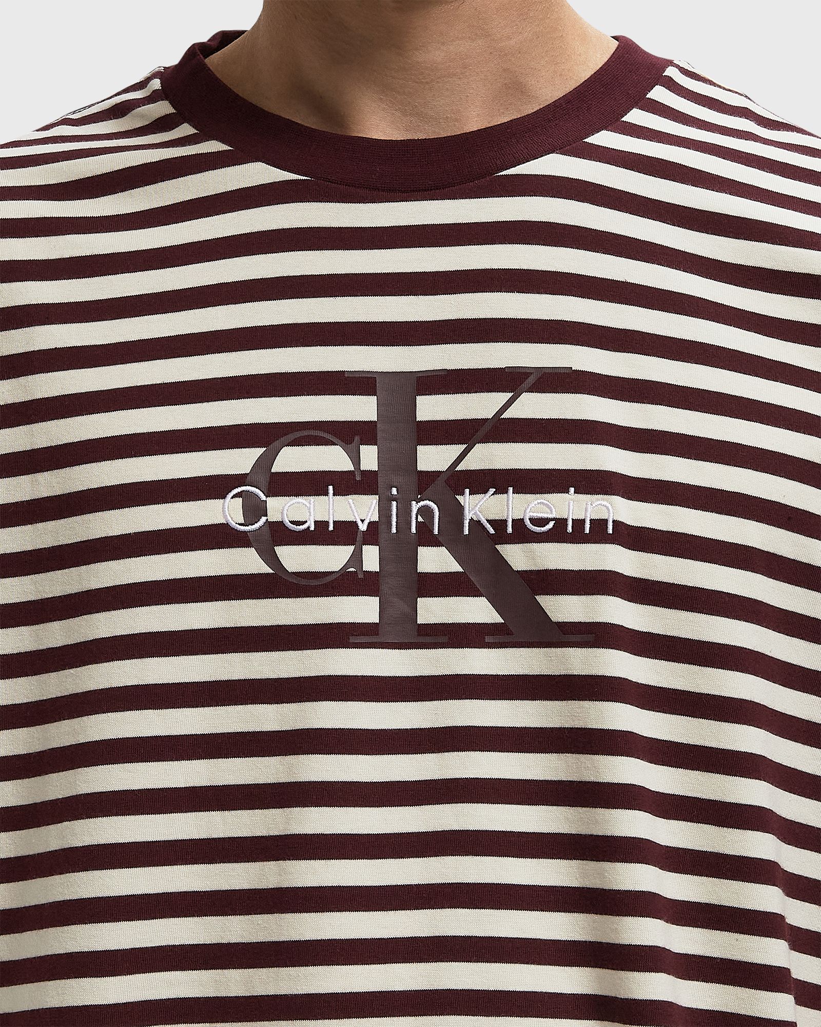 SS 20S STRIPE JERSEY MONOLOGO CN