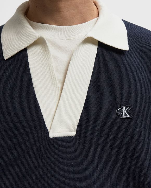 LS SOLID OVERSIZED JOHNNY COLLAR