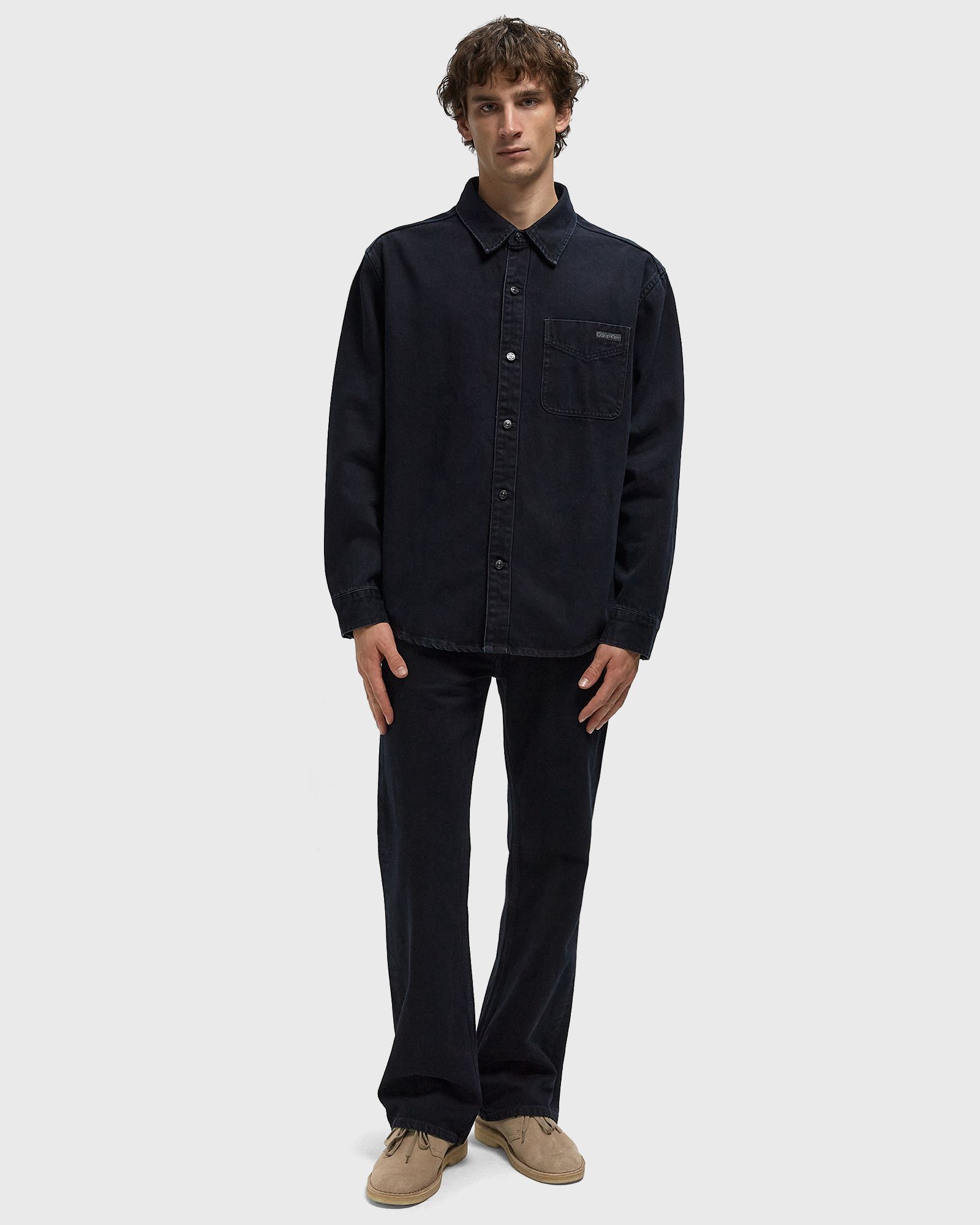 BLUE BLACK STONE 90S OVERSHIRT