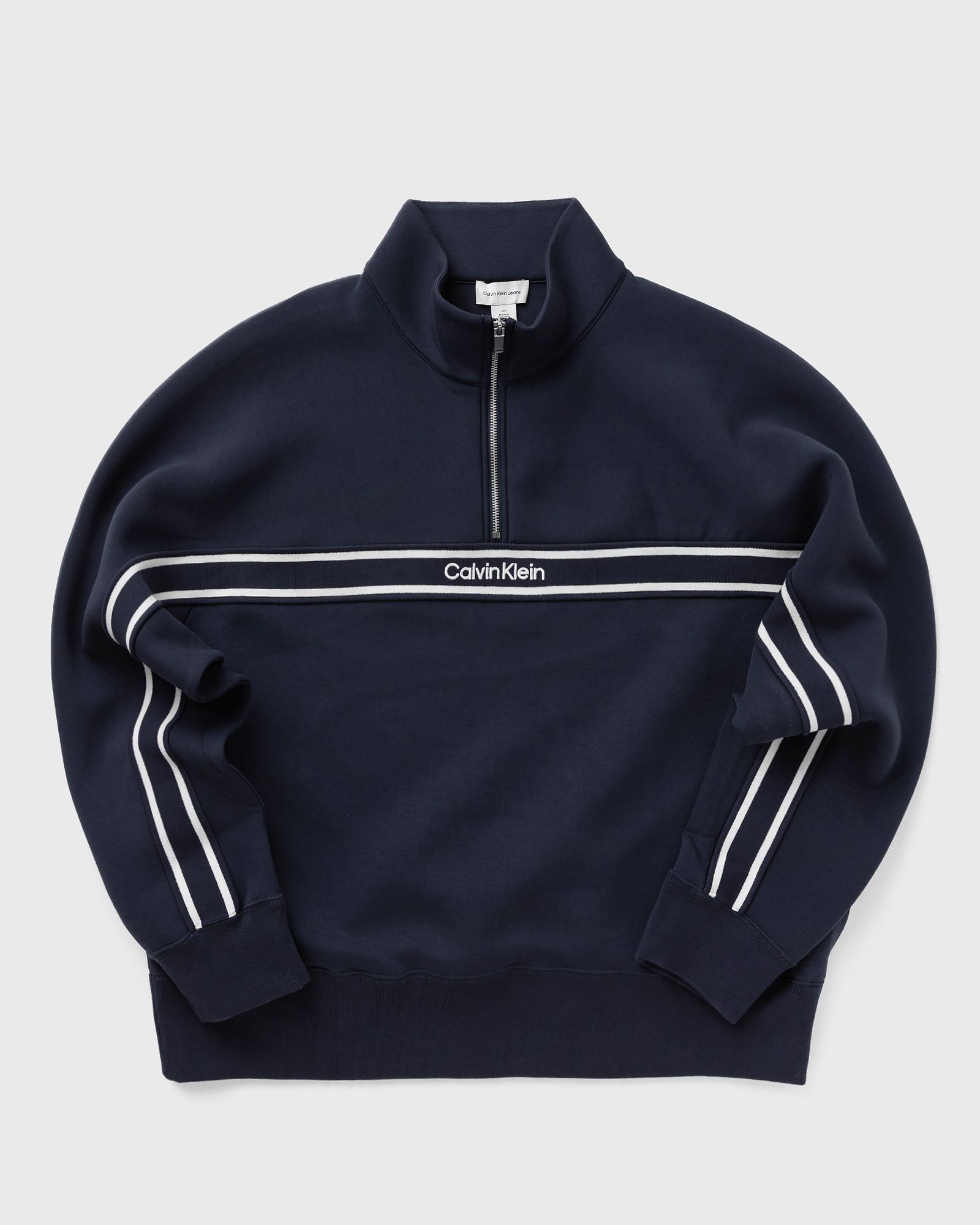 Calvin Klein Jeans Calvin Klein Jeans LS COTTON SPACER STRIPE RIB QTR in blue