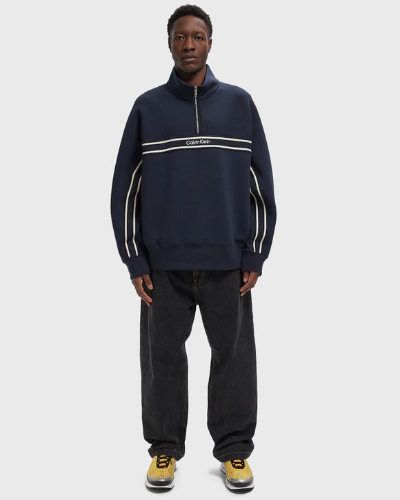 Thumbnail - LS COTTON SPACER STRIPE RIB QTR