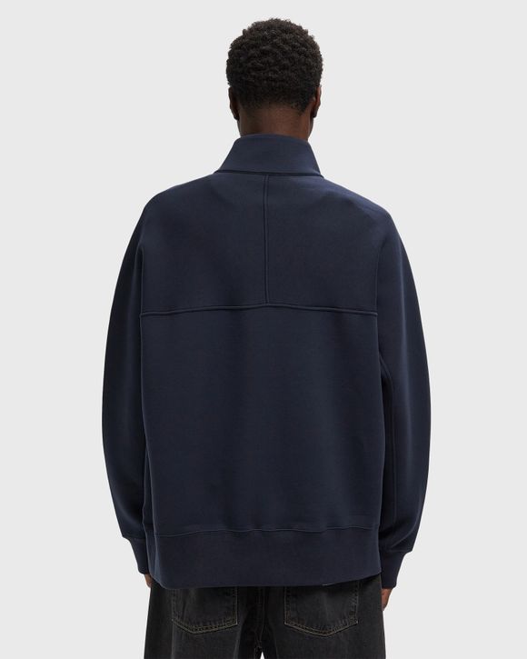 LS COTTON SPACER STRIPE RIB QTR