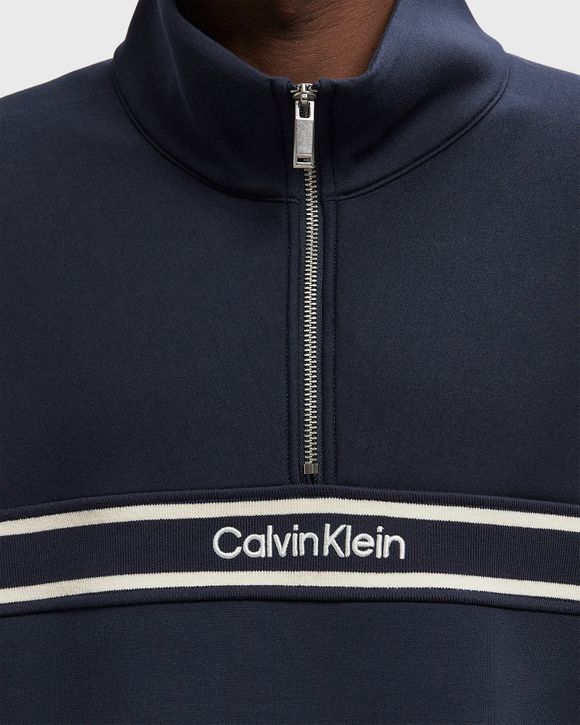 LS COTTON SPACER STRIPE RIB QTR