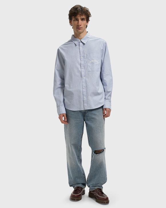 Thumbnail - LS YD STRIPE WASHED OXFORD EASY