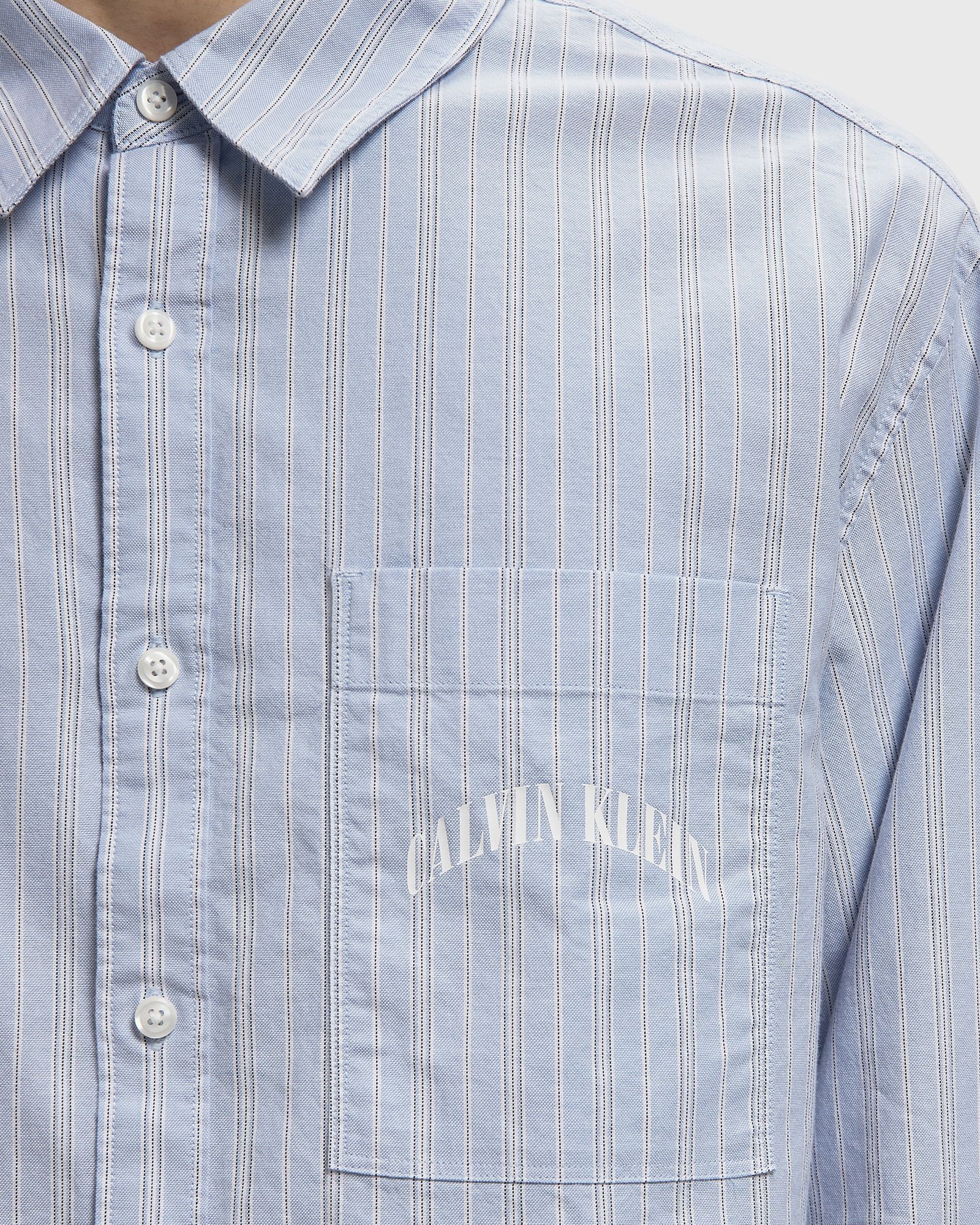 LS YD STRIPE WASHED OXFORD EASY