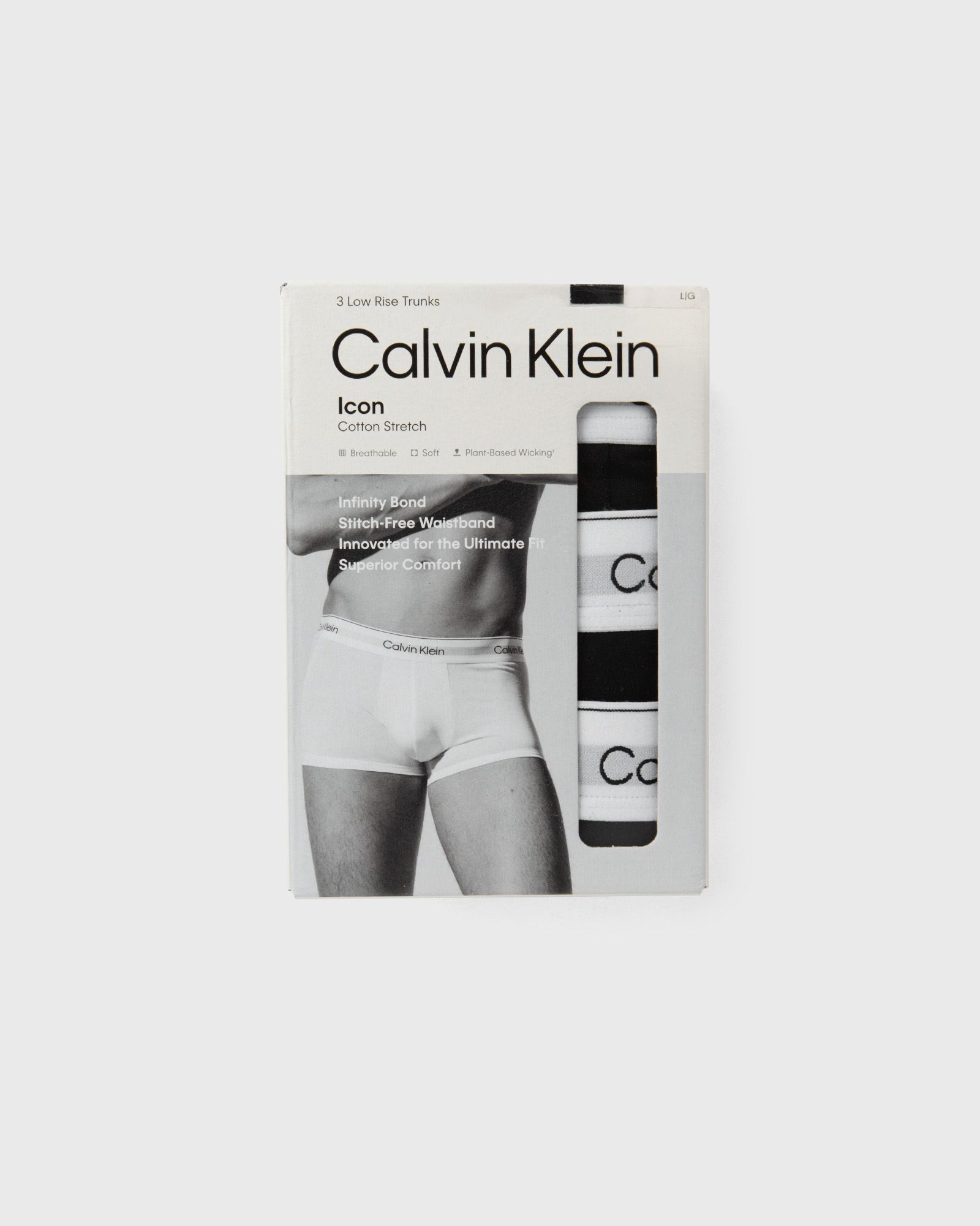 LOW RISE TRUNK ICON COTTON STRETCH 3-PACK