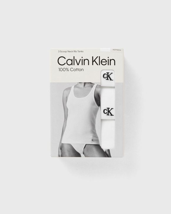 Thumbnail - WMNS SCOOP NECK COTTON TANK 3-PACK